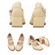 Iris Corolla Tulips Chunky Heel Shoes(Reservation/5 Colours/Full Payment Without Shipping)